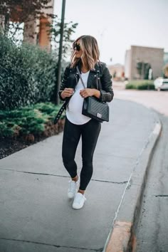 Maternity Faux Leather Leggings, Leather Pants Maternity Outfit, Maternity Leather Jacket Outfit, Shirt Pregnant Outfit, Maternity Stylish Outfits, Pregnant Edgy Outfits, Black Legging Maternity Outfit, Fall Maternity Outfits Leggings, Maternity Rock Concert Outfit