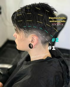 Mens Hair Colour, Cool Hairstyles For Men, Shot Hair Styles, Mens Haircuts Fade