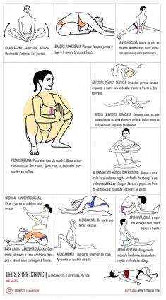 a poster showing how to do yoga for beginners