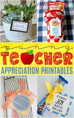 teacher appreciation printables for teachers