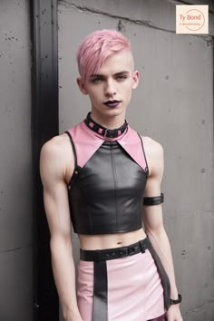 Enby Style, Boys Wearing Makeup, Androgynous Men, Androgynous Boy, Male Body Art, Haircut Style, Queer Fashion