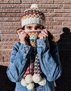 Ravelry: Modern Retro Hat and Scarf Set pattern by Hello Happy Crochet Foundation Row, Granny Look, Make Pom Poms, Pokemon Hat, Pokemon Crochet Pattern, Retro Hat, Cat Ears Hat, Hooded Cowl, Hat And Scarf Set