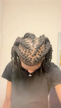 ig/tiktok: prada.bron 2 Strand Barrel Twist, Barrel Twist With Two Strand Twist, Barrels Into Twists, Two Barrel Twist Dreads Men, Barrels Locs, Barrel Twist Locs Men, Dread Braids Men, 2 Strand Twist Men