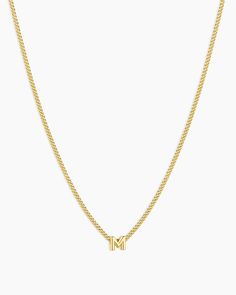 This gold-plated Wilder Mini Alphabet Necklace is a dainty layer with big meaning. Choose the initial that is special to you and add extra meaning to your everyday layer. This adjustable, alphabet design is a timeless piece that can be worn solo or alongside your favorite necklaces. Wilder Mini Alphabet Necklace in Gold/M, Women's by gorjana Alphabet Necklace, Alphabet Design, 14k Gold Necklace, Gold Plated Necklace, Stacking Rings, Timeless Pieces, Your Style, Alphabet, Initials