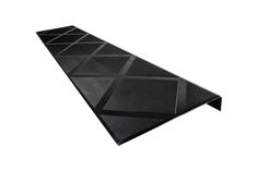 an image of a black and white photo of a triangular pattern on a wall or floor