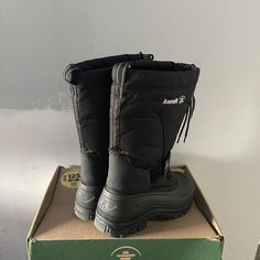 Black kamik mid calf cold weather boots. New with tags and original box. Size on the box says size 8 but it might have been a switch because the boots fit like a size 10. I myself am a size 10/10.5 and they fit very comfortably. So I am labeling these as a size 10



Message before bundling ⚠️I personally provide given detailed photos and description to give you a clear show and understanding of the item's condition. Please be aware that these items may exhibit signs of wear, distress, fading, or discoloration & staining. Some clothing pieces may have flaws of holes, rips, missing adjustability and closures etc. ⚠️



#boots #coldweather #kamikboots #winterboots #outdoors Kamik Boots, Boots Fit, Weather Boots, Cold Weather Boots, Detailed Photos, Clothing Pieces, Winter Boots, Mid Calf, Women's Boots