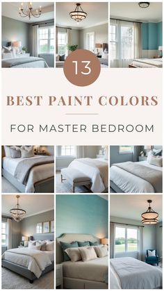 Create Your Dream Master Bedroom with These 13 Stunning Paint Colors Bedroom Inspirations Master Accent Walls Paint, Master Bedrooms Decor Paint, Trending Bedroom Wall Colors, Master Bed Paint Ideas, Bedroom Paint Ideas Benjamin Moore, Good Paint Colors For Bedrooms, Benjamin Moore Paint Colors For Bedroom, Paint Colors For Basement Bedroom, Small Bedroom Paint Colors Relaxing Cozy