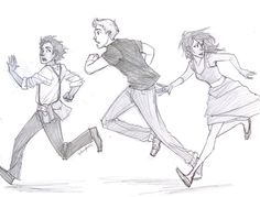 Anyone else think this is funny? It reminds me of me and my friends 😂 Burdge Bug, Running Drawing, Render People, Running Pose, The Lost Hero, Seaweed Brain, Kane Chronicles, Leo Valdez, Percy Jackson Art