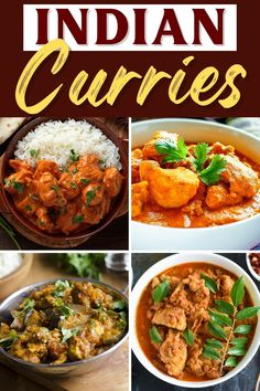 These spicy and aromatic Indian curries will warm you up and fill your belly! From butter chicken to tikka masala to pork vindaloo, bring a taste of India to your table today. Indian Curry Recipes, Pork Vindaloo, Curry Recipes Vegetarian, Indian Masala, Indian Curries, Spicy Chicken Recipes, Tasty Meat, Indian Cooking Recipes