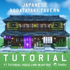 the japanese robatayaki tavern in minecraft