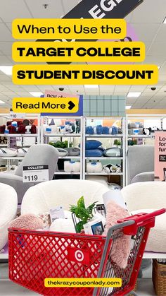 the target college student discount is on sale