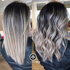 2018 Hair, Ash Blonde Hair, Balayage Hair Blonde, Brown Blonde Hair, Ombre Hair Color, Trendy Hair, Colored Hair, Hair Nails, Thinning Hair