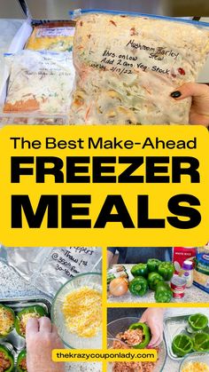 the best make - ahead freezer meals