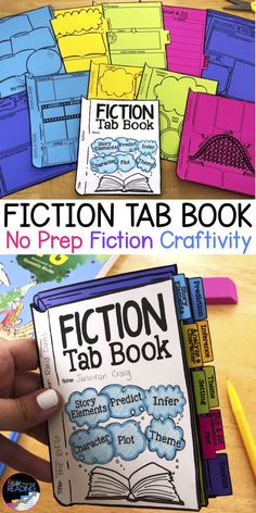 the fiction tab book is an easy way to teach children about fiction