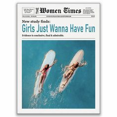 two women on surfboards in the water