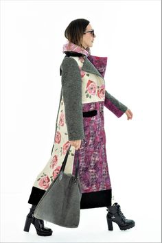 Floral barbie pink Felted Merino Wool Winter Coat, Long Coat, Black Coat - Wearable Art for the Modern Independent Woman Stay cozy and stylish this winter with our exquisite handcrafted wool felted merino wool winter coat. This one-of-a-kind wearable art piece is designed for the modern, independent woman who appreciates unique fashion and luxurious comfort. Features : ⭐ Design Bring on BERRY Color Floral Roses print  I have created a truly unique design, incorporating a combination of vibrant c Pink Long Coat, Boiled Wool Coat, Felt Jacket, Black And White Coat, Berry Color, Wool Winter Coat, Special Clothes, Independent Women, Modern Women