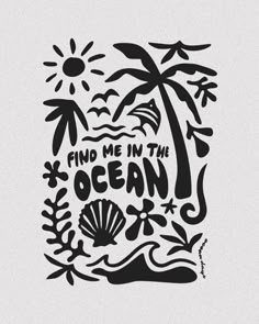 Ilustraciones para @oceandays.swimwear #diseñografico #graphicdesign #illustration #ilustracion #dibujo #handdrawn #beach #beachy #playa Beach Logo Ideas, Hawaii Design Graphic, Designs To Paint On Shirts, Retro Beach Illustration, Beach Elements Illustration, Simple Beach Art, Illustration With Text, Surf Shirt Design, Beach Illustration Drawing