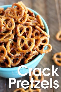 Snacks Videos, Spicy Pretzels, Seasoned Pretzels, Carb Quick, Snacks Protein, Pretzel Snacks, Snacks Sweet, Coconut Dessert, Pretzels Recipe