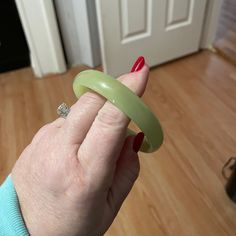 Green Jade Bangle Bracelet Jade Bangle Bracelet, Jade Bangle, Green Jade, Jade Green, Bangle Bracelet, Womens Jewelry Bracelets, Bangle Bracelets, Jade, Bangles