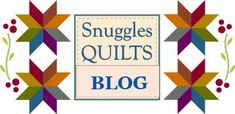 the snuggles quilts blog logo is surrounded by colorful leaves and berries