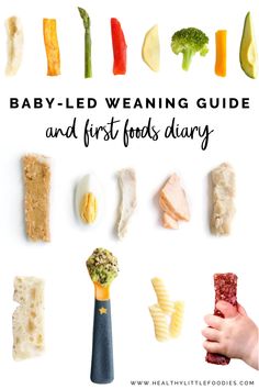 baby - led weaning guide and first foods diary