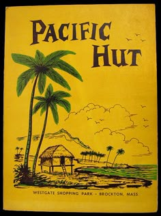 an old book with the title pacific hut