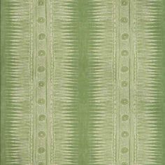 a green and white rug with an intricate design on the bottom half, in front of a