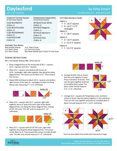 an image of a page with instructions on how to make origami quilts