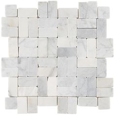 a white marble mosaic tile pattern