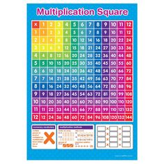 a multicolored poster with numbers and times