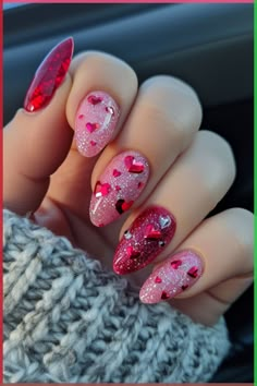 Nail Art Pink Designs, Nail Men, Luxury Nail Designs, Pink Nail Art Ideas, Unghie Nail Art, Glamorous Look, Really Cute Nails, Manicure Ideas, Kawaii Nails