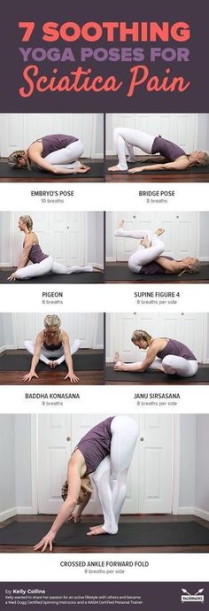 Yoga Poses For Sciatica, Yoga For Sciatica, Bolesti Chrbta, Ashtanga Vinyasa Yoga, Yoga Handstand, Sciatica Exercises, Sciatica Pain Relief, Sciatica Relief, Bhakti Yoga