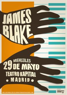 the poster for james bake's musical show