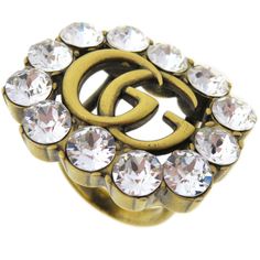 Used Gucci Gg Marmont Rhinestone M Ring For Women Gucci (Sku: Gzl12t0a) === General === Brand : Gucci === Design === Type : Band Ring Gender : Women Color : Gold Material : Metal Stone : Rhinestone === Size === Other Size : 14.5 === Included Items === Accessories : None Accessories Notice : Before Purchasing, Please Refer To The Images Of The Accessories Included With The Item. === Condition === Condition : Used (Good) Ranking : Rank Ab Used - Traces Of Usage, Scratches / Dirt Can Be Seen But Ge M Ring, Gucci Ring, Gucci Design, Gucci Jewelry, Gucci Gg Marmont, Gg Marmont, Ring For Women, Woman Colour, Gold Material