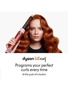 Dyson Airwrap™ i.d Straight+Wavy Complete Hair Styler, Strawberry Bronze Hair Styler, Perfect Curls, Hair