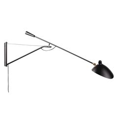 Mid Century Mouille Cantilever Wall Sconce-France & Son-LBW096BLK-Wall Lighting-1-France and Son Planter Table, Room Stuff, Primary Bedroom, 3d Warehouse, Kitchen Fixtures, Mid Century Modern Design, Stylish Furniture, Bathroom Fixtures, Outdoor Wall Lighting