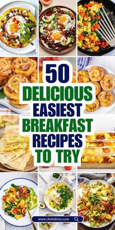 50 delicious and easy breakfast recipes to try