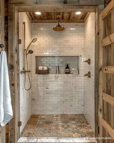 Bathroom Organization Ideas, Dream Life House, Casa Country, Bathroom Remodel Ideas, Shower Bathroom, Unfinished Basement