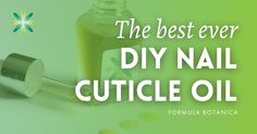 The best DIY nail cuticle oil ever - Formula Botanica Blue Tansy Essential Oil, Nail Cuticle Oil, Natural Nail Care, Herbal Recipes, Nail Care Routine, Nail Cuticle, Popular Nails, Botanical Beauty, Hemp Seed Oil