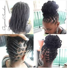 Next do Empress Locs, Elegant Loc Styles Black Women, Short Dreadlocks Hairstyles, Lock Styles, Loc Updo, Faux Loc, Hair Locs, Locks Hair