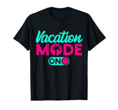 PRICES MAY VARY. Lightweight, Classic fit, Double-needle sleeve and bottom hem Funny Vacation, Funny Beach, Vintage Vacation, Vacation Humor, Beach Humor, Family Design, Vacation Tops, Kids Funny, Vacation Mode