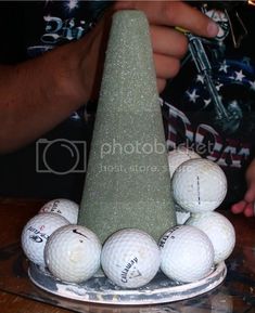 Golf Tournament Gifts, Golf Ball Displays, Fete Saint Patrick, Ball Christmas Tree