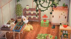 a room filled with lots of plants and potted plants