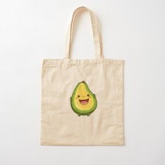 Get my art printed on awesome products. Support me at Redbubble #RBandME: https://www.redbubble.com/i/tote-bag/Cute-Avocado-by-MatildaAndSons/163112536.P1QBH?asc=u Cute Avocado, Avocado