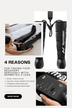 an advertisement with the words, 4 reasons to recover your boots