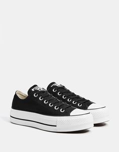 All Star Platform, Casual Sandals Womens, Shoe Wishlist, All Stars Converse, Cute Nikes, Trainers Black, Converse Sneakers, House Shoes, Sneakers Men Fashion