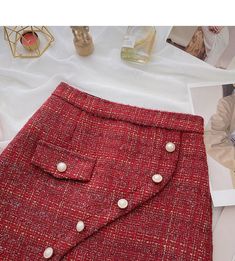 Style: commuting Size: S M L XL Color: black, red Short Social, Red S, Wrap Skirt, Black Red, Casual Shorts, Fragrance, Womens Shorts, Skirt, Outfit Inspo