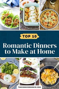 the top 10 romantic dinners to make at home