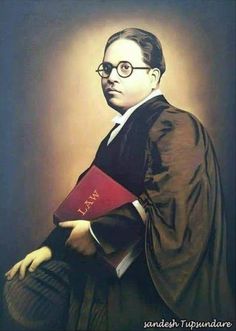 a painting of a man with glasses holding a book in his hands and wearing a robe