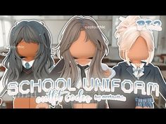 roleplay outfit codes ✧ - YouTube Caroline Estelle, Uniform Codes, Roblox School, Cheer Fits, Brookhaven Outfit, My Melody Outfit, Free Outfits, Codes Bloxburg, Berry Avenue Codes